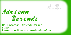 adrienn merendi business card